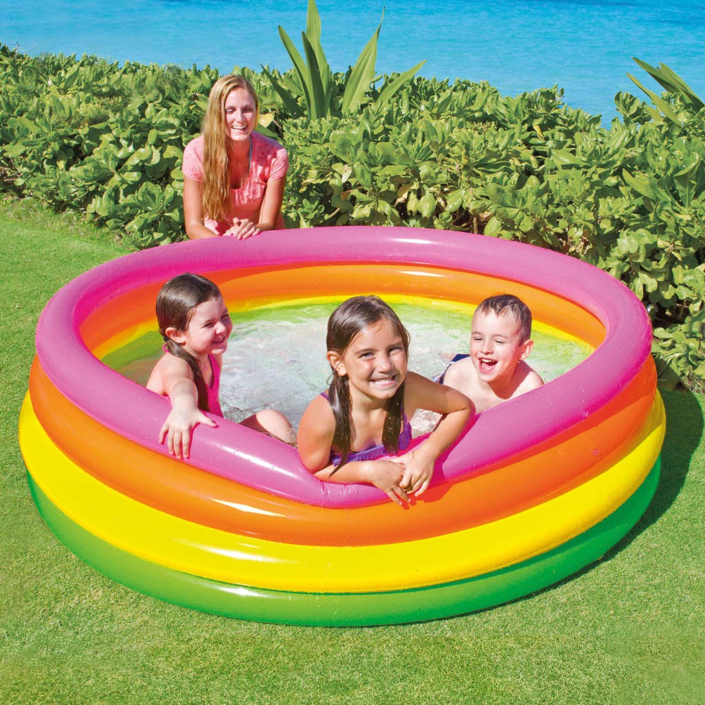 Intex Sunset Inflatable Pool 4 Rings 168x46 cm